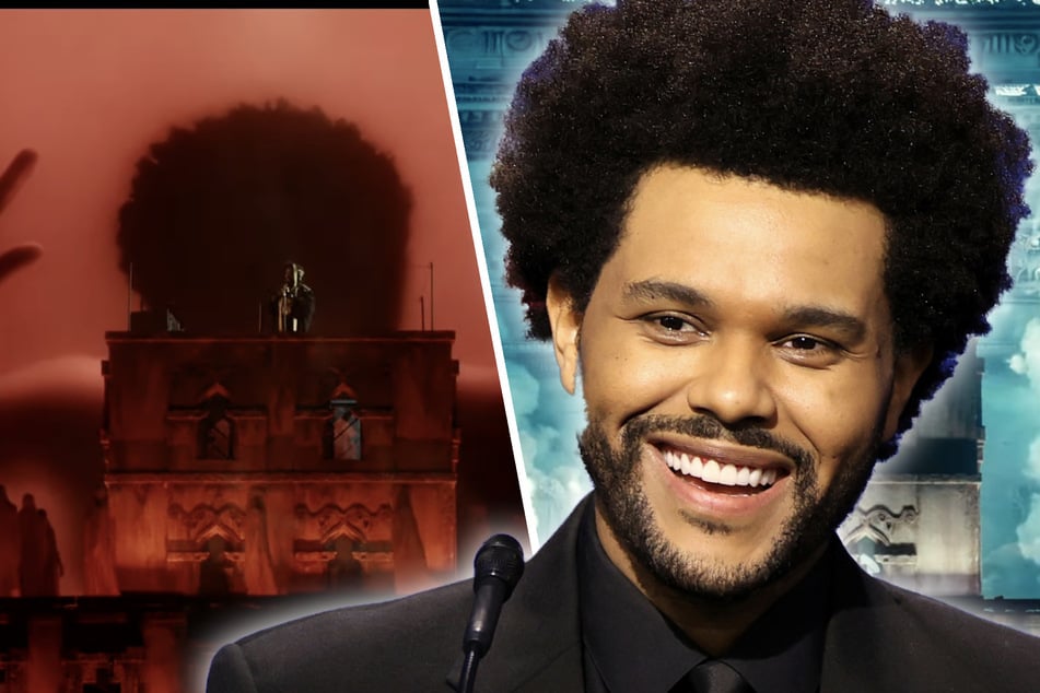 "The Weeknd" gibt bei Bombast-Show Einblicke in neues Album: Wie riesig ist bitte dieser Screen?