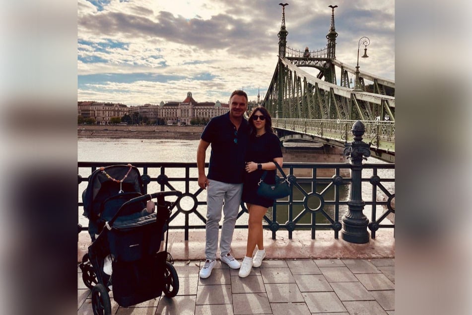 René Ulbrich genießt die Zeit mit seiner kleinen Familie, hier bei einem Ausflug in Budapest.