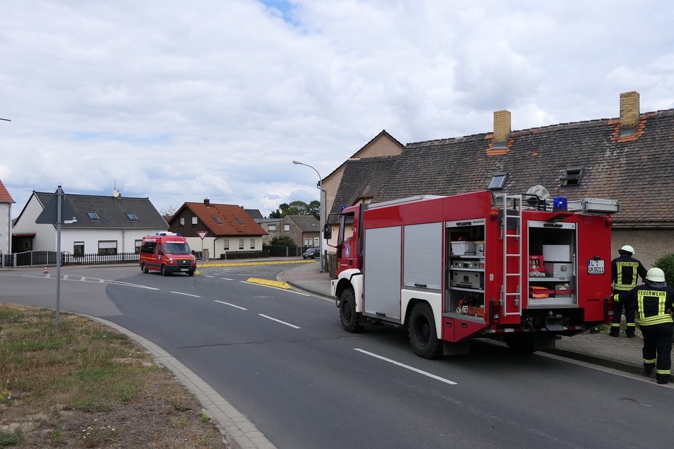 Die Freiwilligen Feuerwehren aus der Umgebung waren im Einsatz.