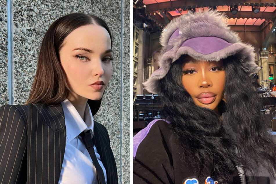 Dove Cameron (l) and SZA are two of many artists who are releasing new music this week.