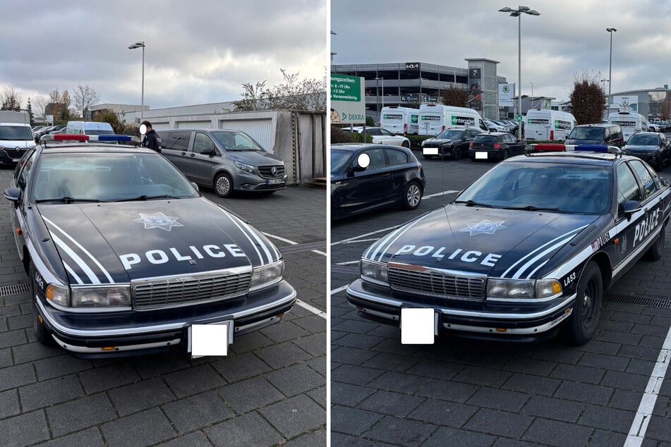 Das Police Car erinnerte von außen an Hollywood.
