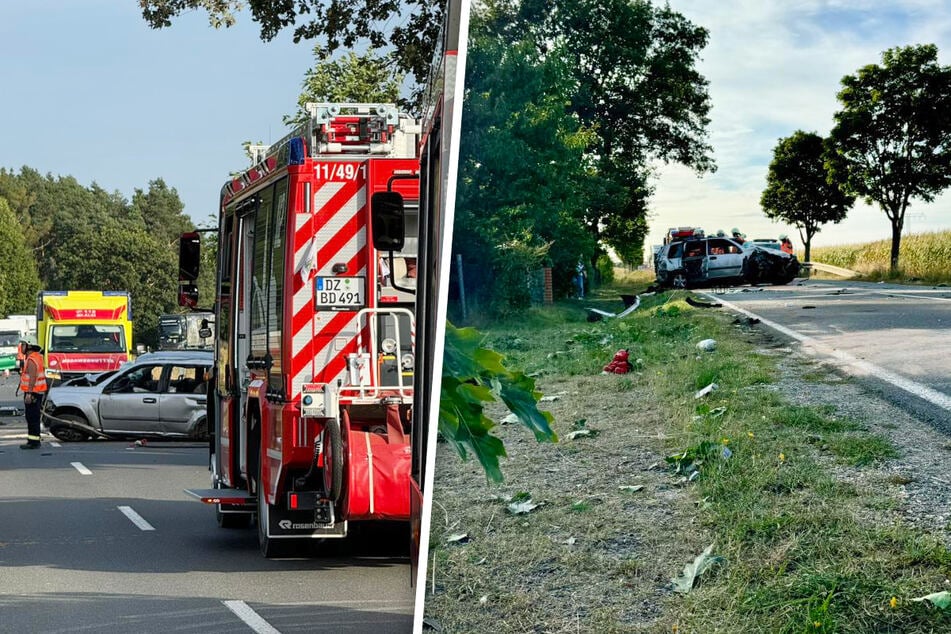 Auf der B183 in Bad Düben ist es am Freitagabend zu einem schweren Unfall gekommen.