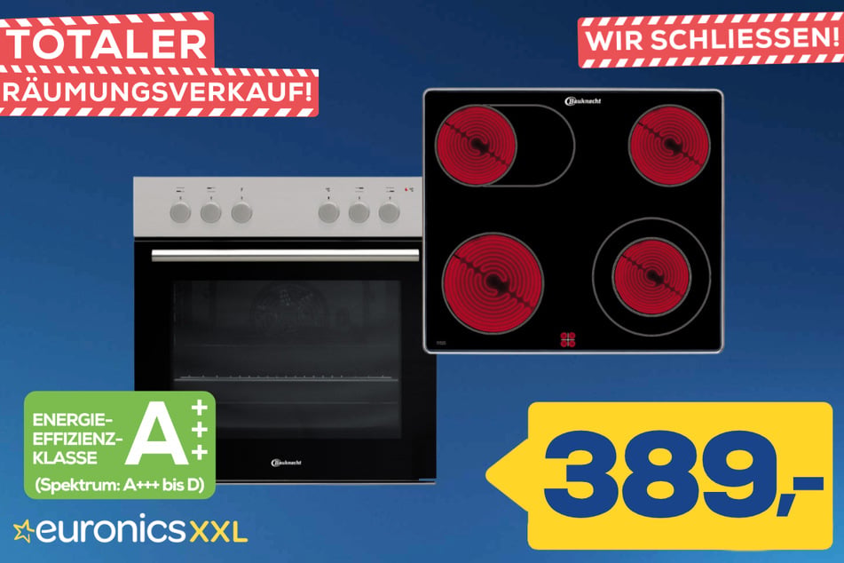 Bauknecht-Herdset HEKO EUP200 für 389 Euro.