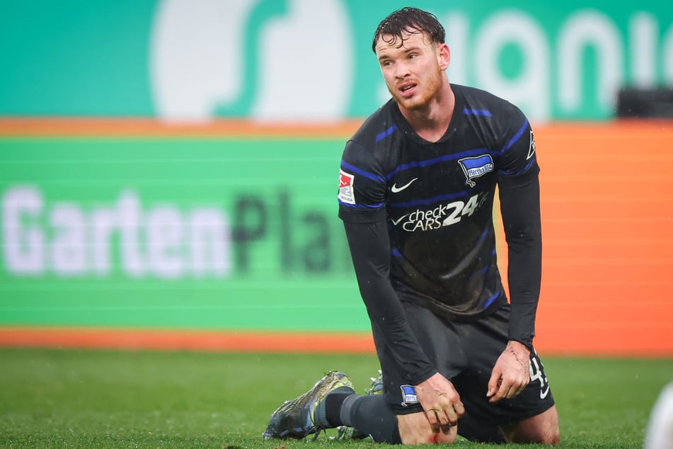 Herthas Pascal Klemens (19) bereitete das frühe 1:0 vor, steht aber mit leeren Händen da.