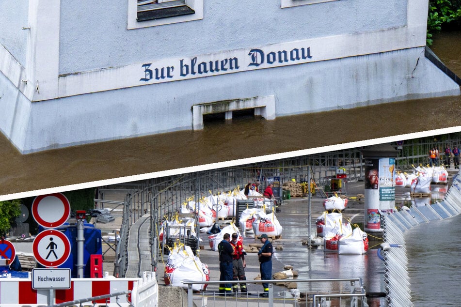 Hochwasser in Bayern: Pegelstände sinken, doch Lage bleibt gespannt