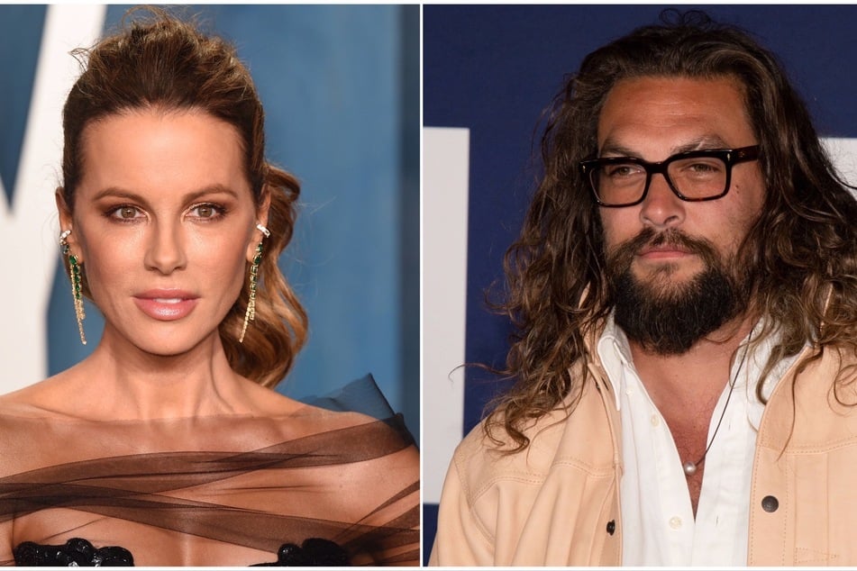 On Monday, Jason Momoa (r.) addressed the rumors surrounding a possible romance between himself and Kate Beckinsale (l.).
