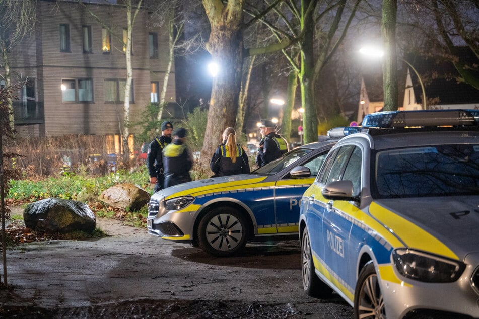 Die Polizei durchsuchte am Montagnachmittag den Park "Horner Moor".