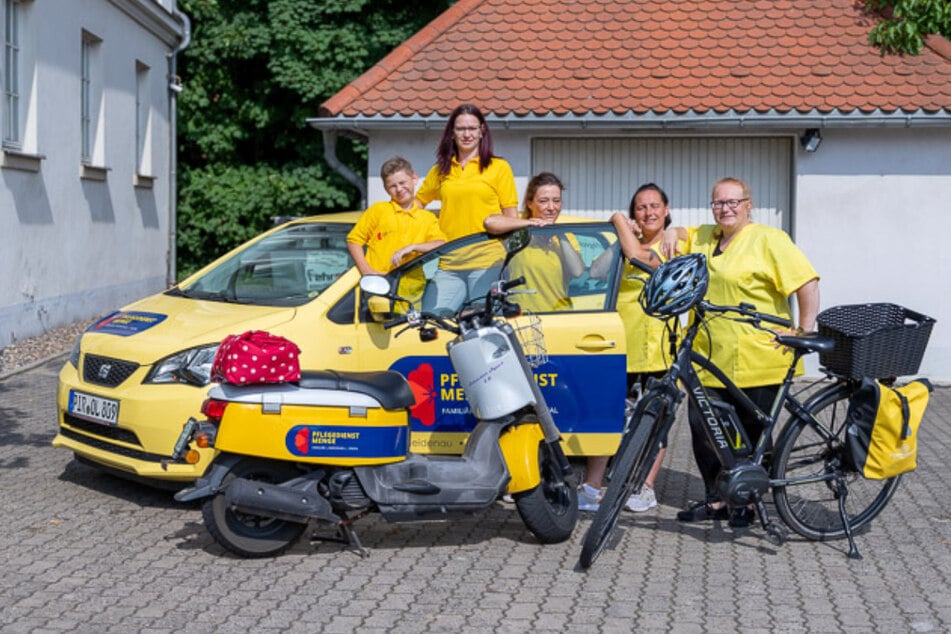 Das Team vom Pflegedienst Menge in Heidenau freut sich auf Deine Unterstützung!