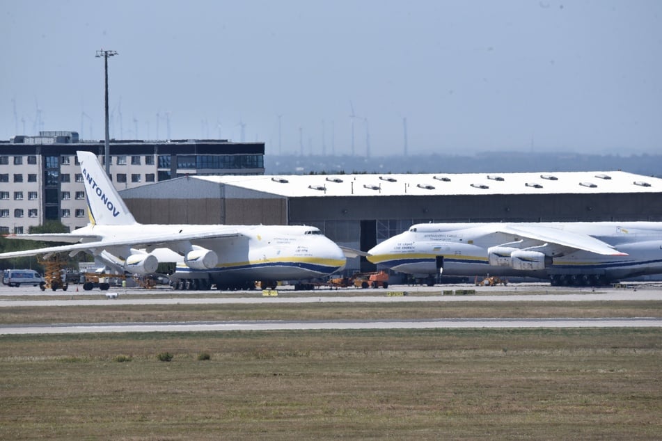 Die ukrainische Antonov-Flotte in Leipzig war das Ziel der Drohnen-Attacke.