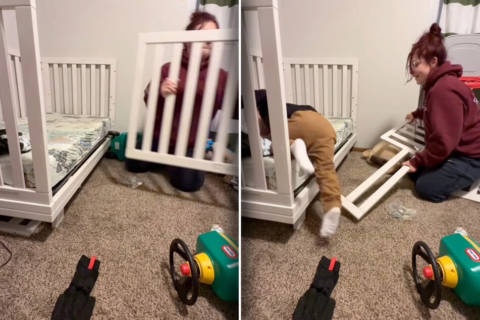 Mutter wechselt zu Kleinkinderbett: Was ihr Sohn dann tut, trifft sie völlig unerwartet