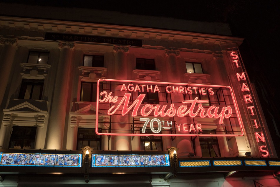 The Mousetrap play by Agatha Christie celebrates its 70th anniversary at the St. Martins Theatre in the West End of London, UK.