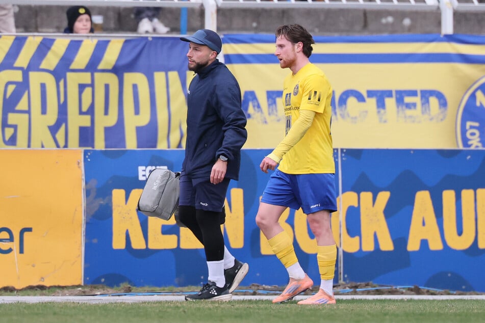 Dorian Cevis (24) hatte beim Spiel gegen die Berliner eine Art Schwächeanfall, musste nach Abpfiff ins Krankenhaus.