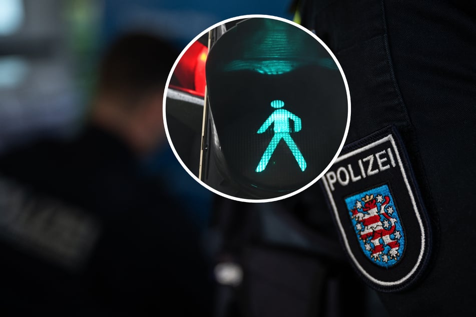 In der Nacht auf Donnerstag wurde in Erfurt eine Fußgängerampel umgeworfen. (Symbolbild)