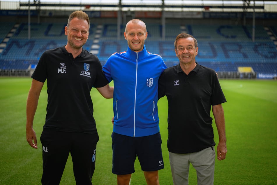 Torwart Dominik Reimann (28) verlängerte vorzeitig seinen Vertrag beim 1. FC Magdeburg.