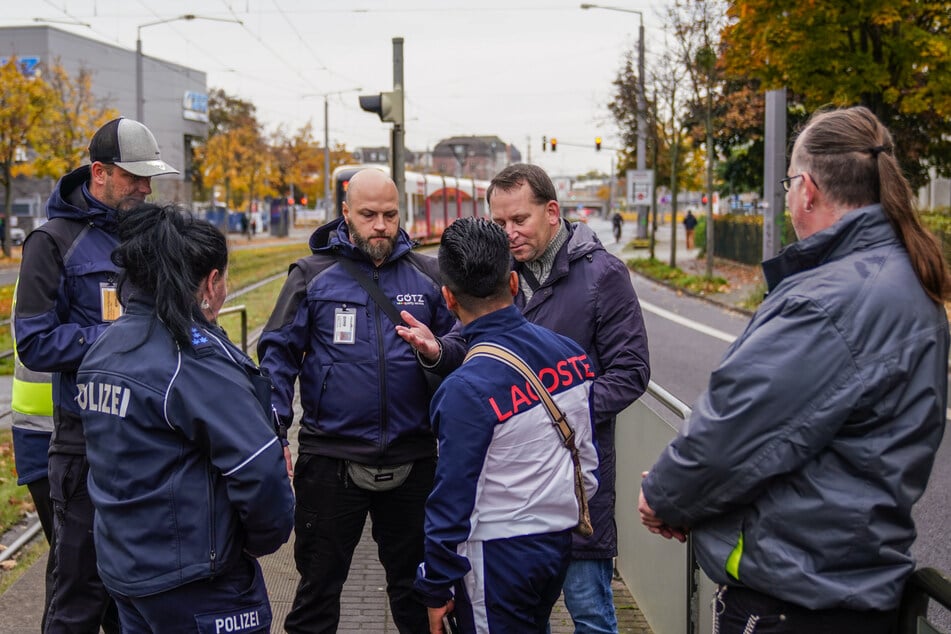 Dieser Passagier wurde an der Cottaer Straße ohne Fahrschein erwischt. Seinen Ausweis wollte er zunächst nicht zeigen.