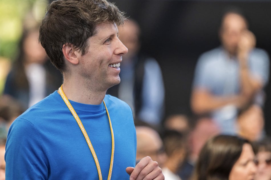 Sam Altman, chief executive officer of OpenAI, attends Apple's annual Worldwide Developers Conference (WDC) in Cupertino, California, on Monday.