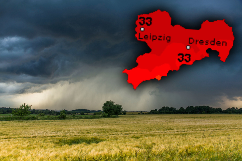 In Sachsen war es in den vergangenen Tagen sehr heiß – kommt jetzt endlich der erlösende Regen?