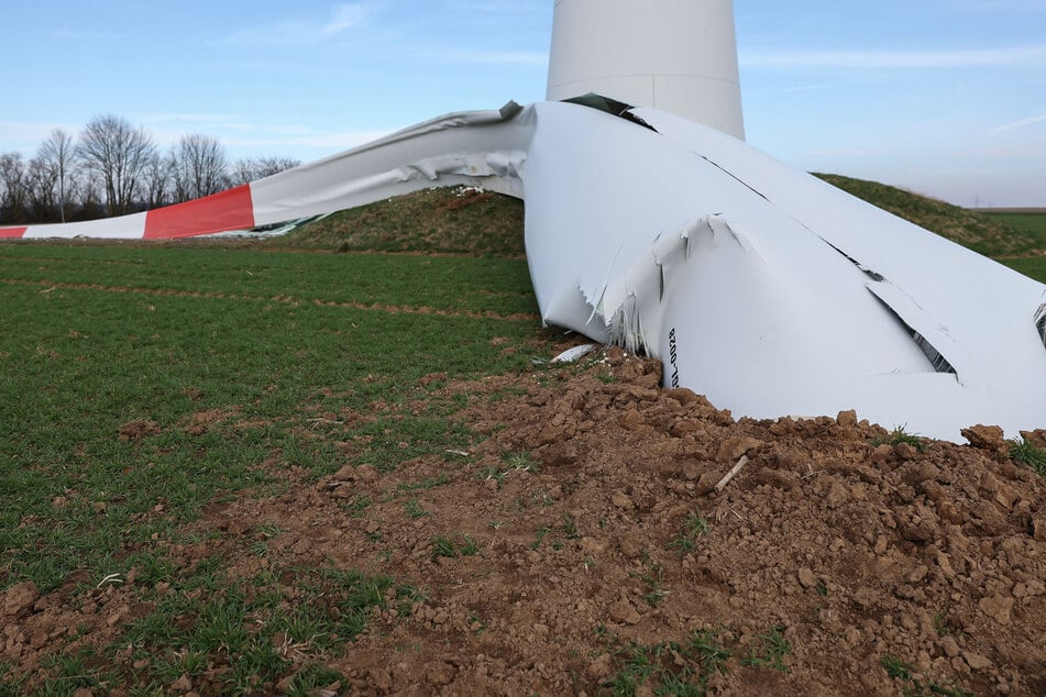 Erster Vorfall seit 30 Jahren: Windrad verliert tonnenschweren Flügel