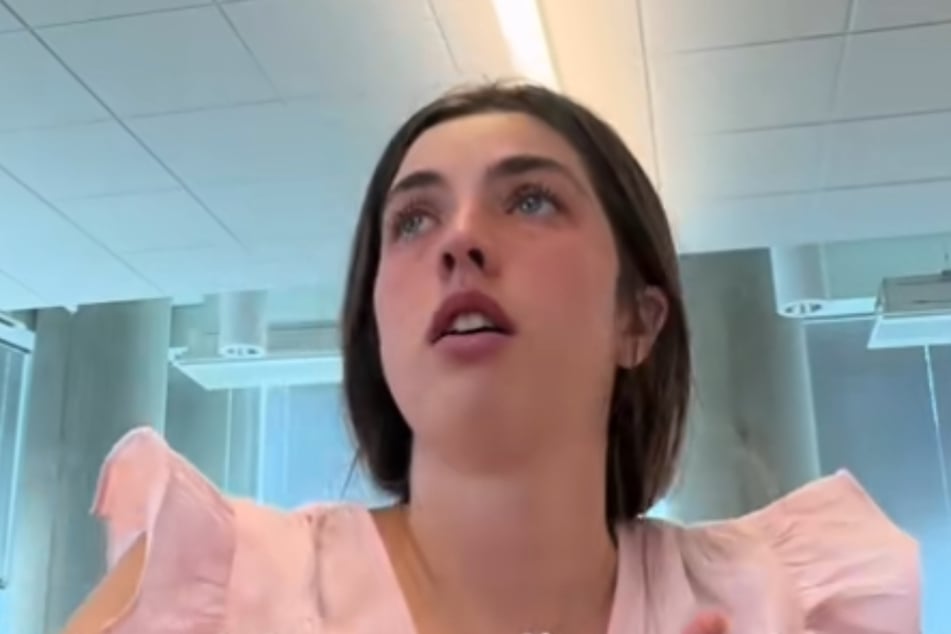 In ihrem Video weint sich Brooke Lipps (25) die Augen aus.