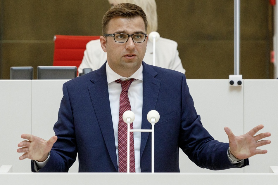 Erik Stohn (37, SPD), Fraktionsvorsitzender in Brandenburg.