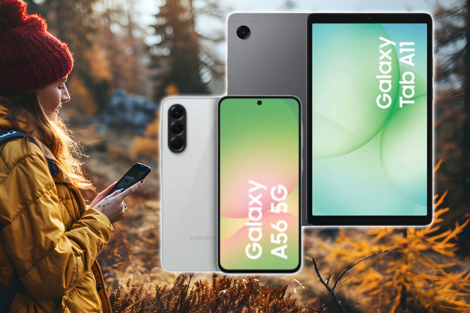 Samsung Galaxy A56 5G plus Galaxy Tab A11 gratis super günstig im Angebot