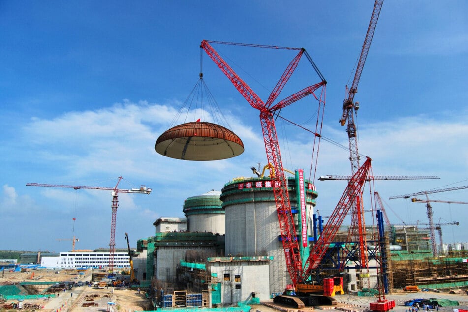 Ein Foto vom Bau des Kernkraftwerkes Changjiang im Süden von China. Die Volksrepublik setzt auf Atomkraftwerke und forscht intensiv an neuen Reaktoren.