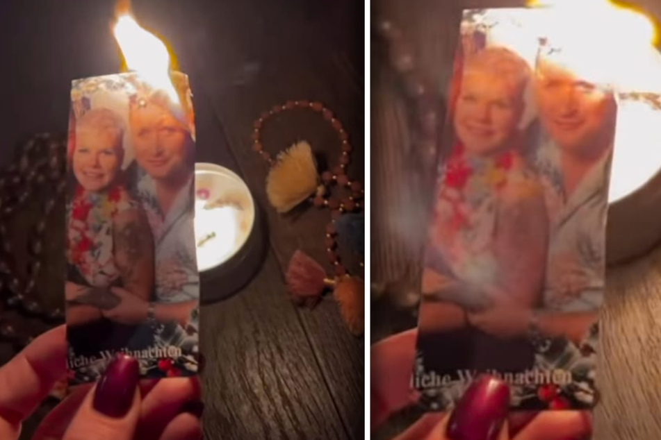 Was sie von ihrem Ex-Partner Mike Blümer hält, zeigte sie zuletzt am Valentinstag, als sie ein gemeinsames Foto verbrannte.