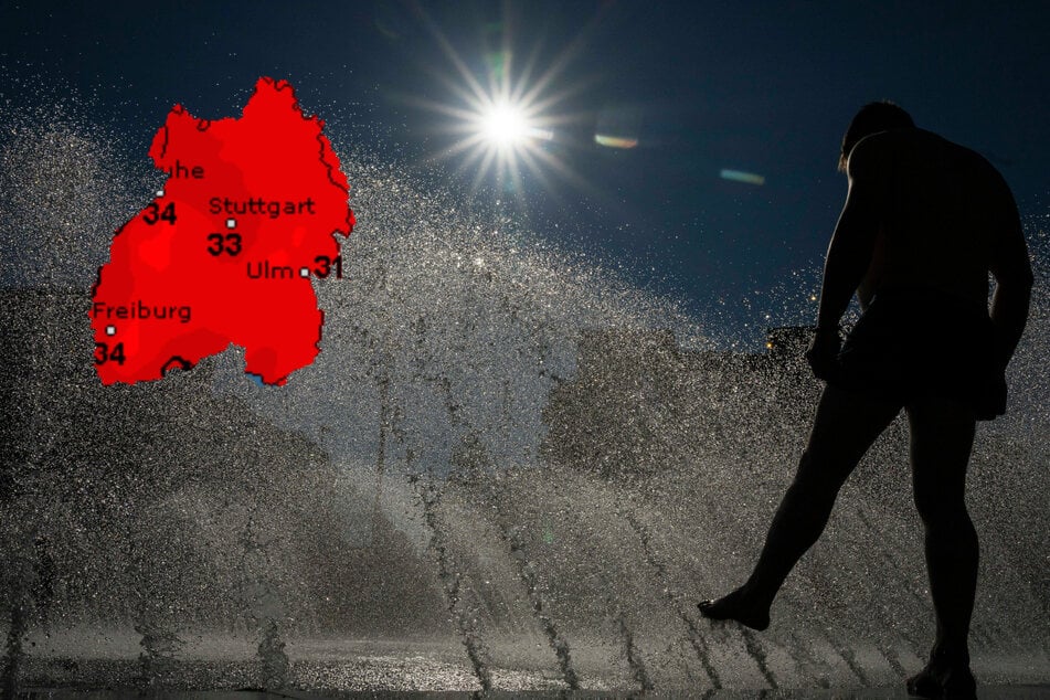 Temperaturen von mehr als 30 Grad Celsius werden in den baden-württembergischen Städten am Mittwoch erwartet.