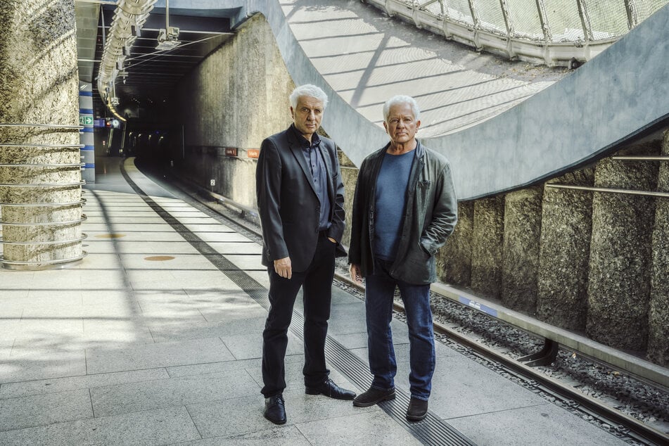 Udo Wachtveitl (67, l.) und Miroslav Nemec (71, r.) verabschieden sich.