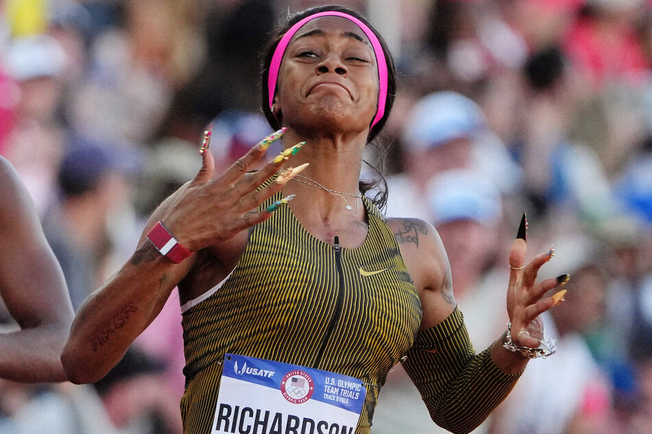 Sha'Carri Richardson won the 100 meters race at the US athletics trials on Saturday, sealing qualification for the 2024 Paris Olympics!