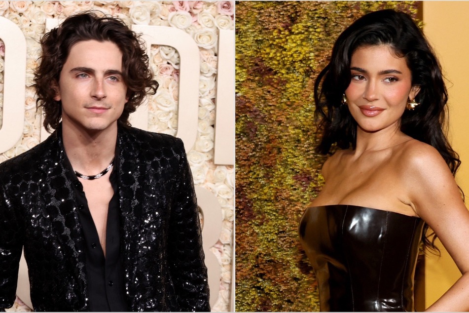 Timothée Chalamet (l.) is apparently very protective of his relationship with Kylie Jenner.