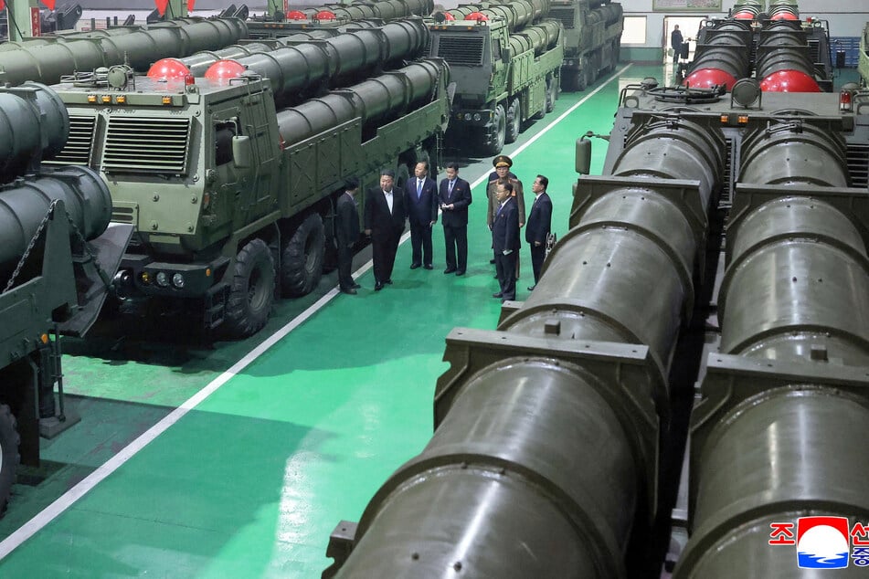 Kim Jong-un touts new rocket launchers ready to "annihilate" North Korea's enemies