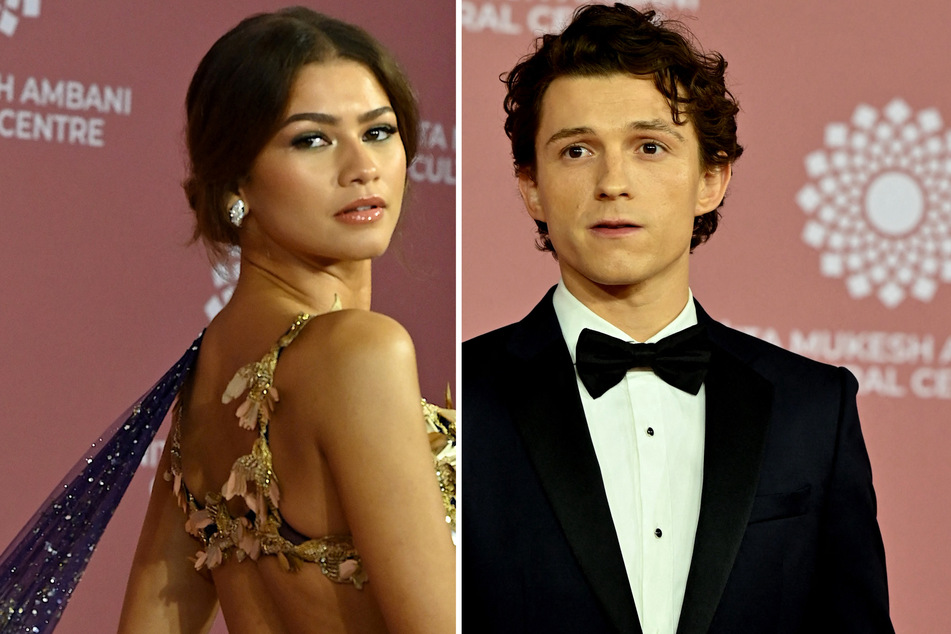 Zendaya and Tom Holland shared a few sweet moments in India despite posing solo on the red carpet during their latest appearance.