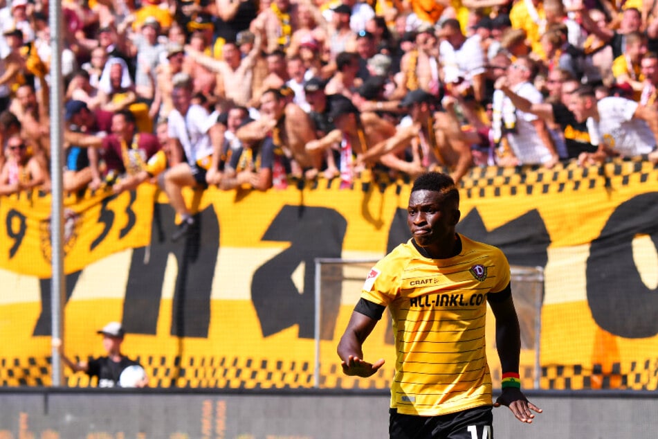 Moussa Koné erzielte für Dynamo Dresden in 62 Einsätzen 23 Tore und gab zehn direkte Vorlagen.