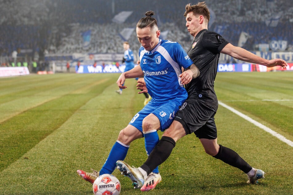 Auch diesmal wieder Vorlagengeber zum Magdeburger Führungstor: Baris Atik (l., 31)