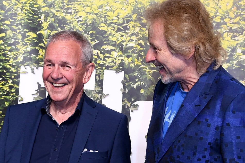 Seit Jahren mehr als nur Kollegen: Fritz Egner (76, l.) und Thomas Gottschalks (75) waren vor allem dem Radio sehr verbunden.