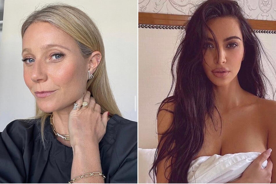 Kim Kardashian (r) and Gwyneth Paltrow (l) share their most recent sleep scores using the app, Oura Ring and compete to see who gets more rest.