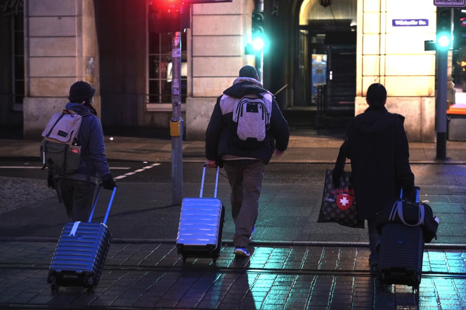 Für viele Dresdner heißt es "Koffer packen".