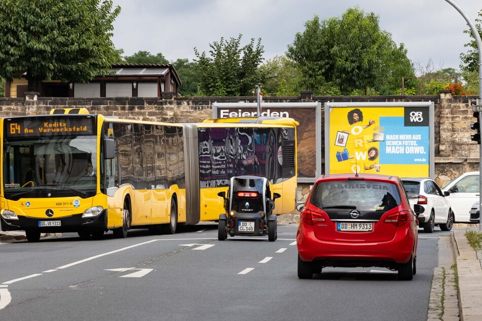 Die Buslinie 64 fährt zwischen 8 und 16 Uhr einen Umweg nach Kaditz.