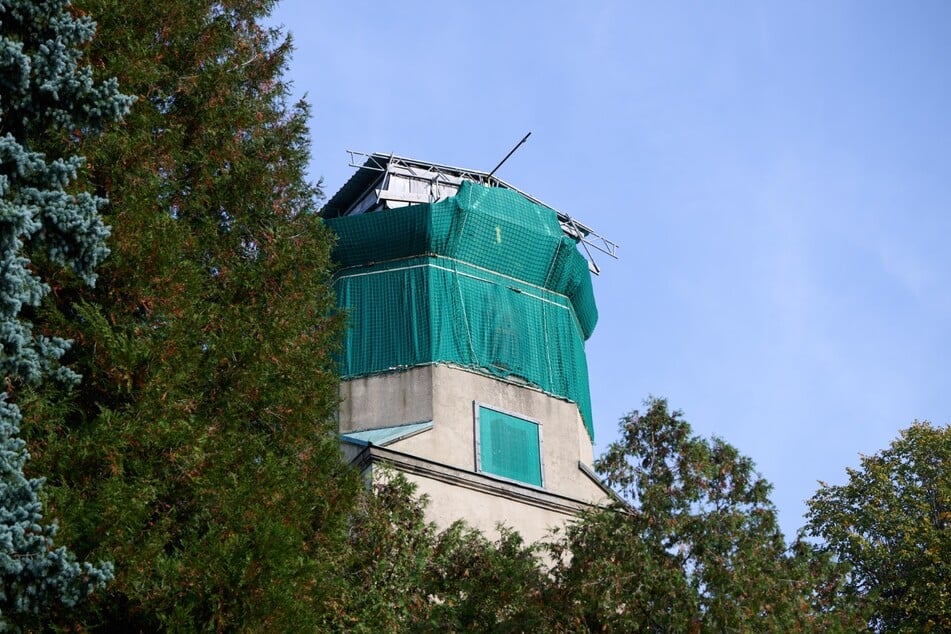 Auch der Kirchturm wird wieder aufgebaut.