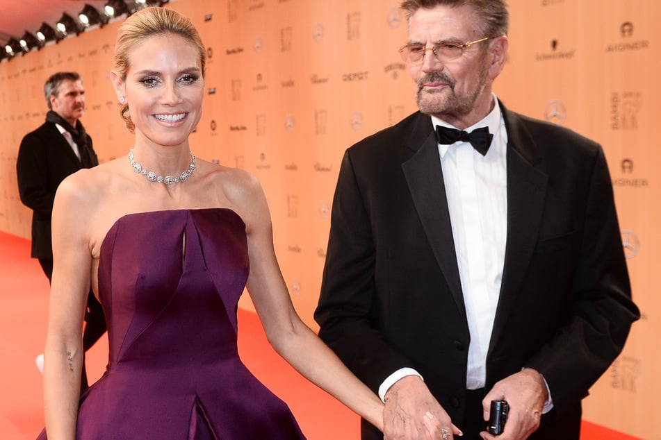 Model Heidi Klum (52) und ihr Vater Günther (80) bei einem gemeinsamen Auftritt im Jahr 2015. (Archivfoto)