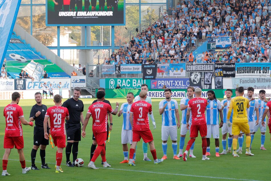 Drei Monate nach der letzten Begegnung empfing der CFC am 3. Spieltag den FSV Zwickau.
