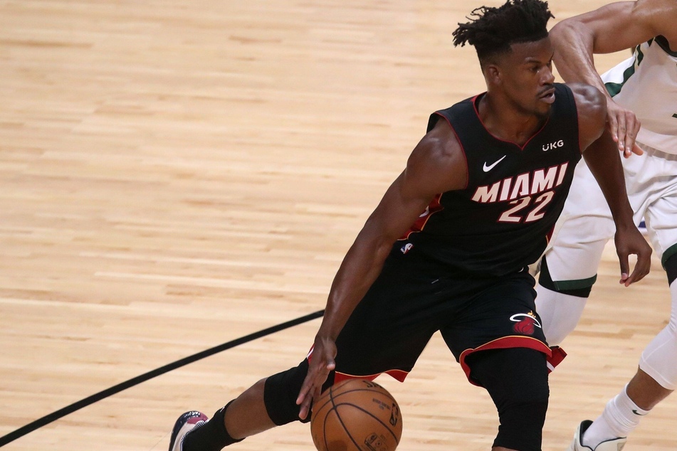 Heat forward Jimmy Butler led all scorers with 32 points on Friday night.
