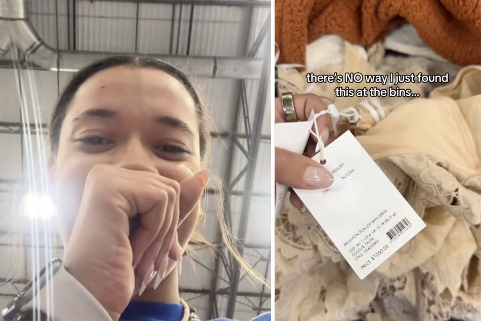 Bethany konnte ihren Augen kaum trauen: Der Originalpreis für das Kleid beträgt 1050 US-Dollar (etwa 922 Euro)!