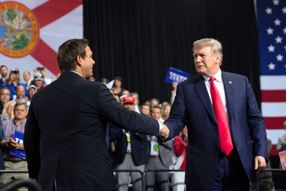 Donald Trump is now praising Florida Governor Ron DeSantis, who once was his biggest political rival, after the two held a private meeting.