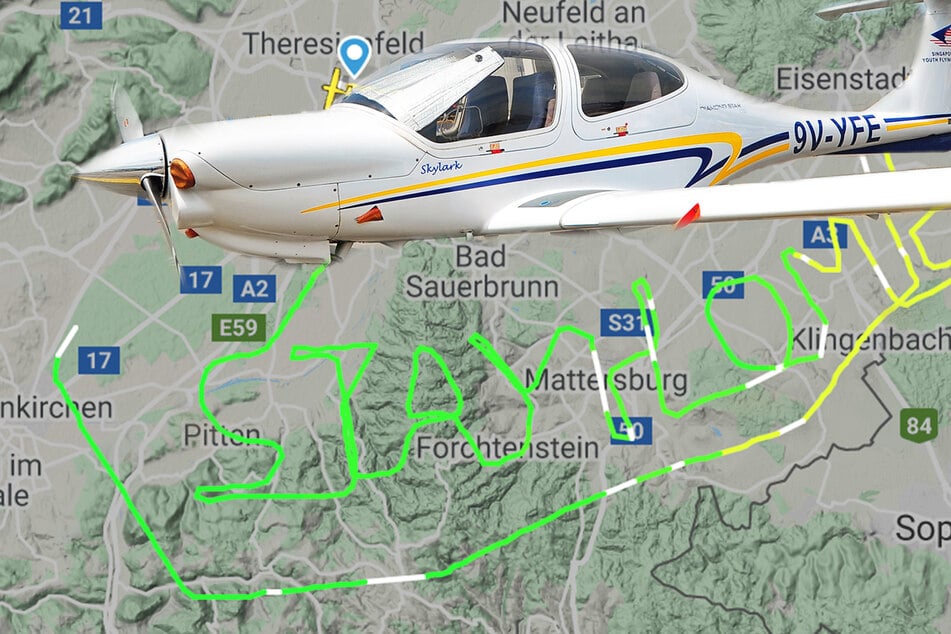 Pilot fliegt eindringliche Corona-Botschaft in den Himmel