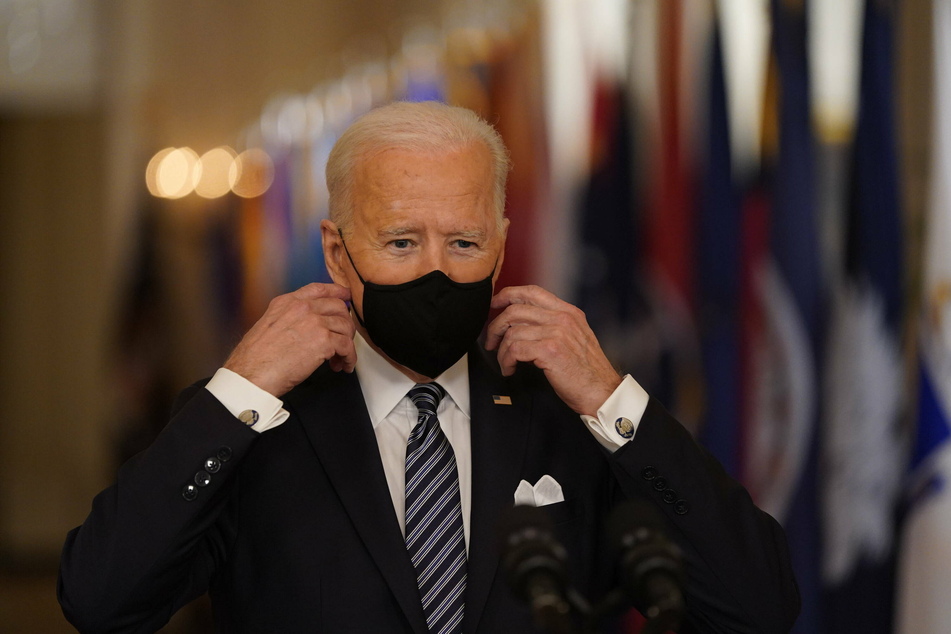 President Joe Biden (78) says there will be enough coronavirus vaccines for all American adults by the end of May.