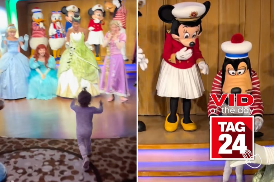 viral videos: Viral Video of the Day for June 23, 2025: Toddler's dreams come true with Disney character meet-up!
