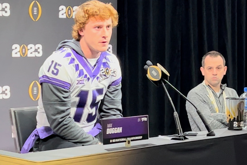 At College Football Playoff Media Day on Saturday, TCU quarterback Max Duggan spoke on his team's readiness and improved confidence heading into the championship game on Monday.