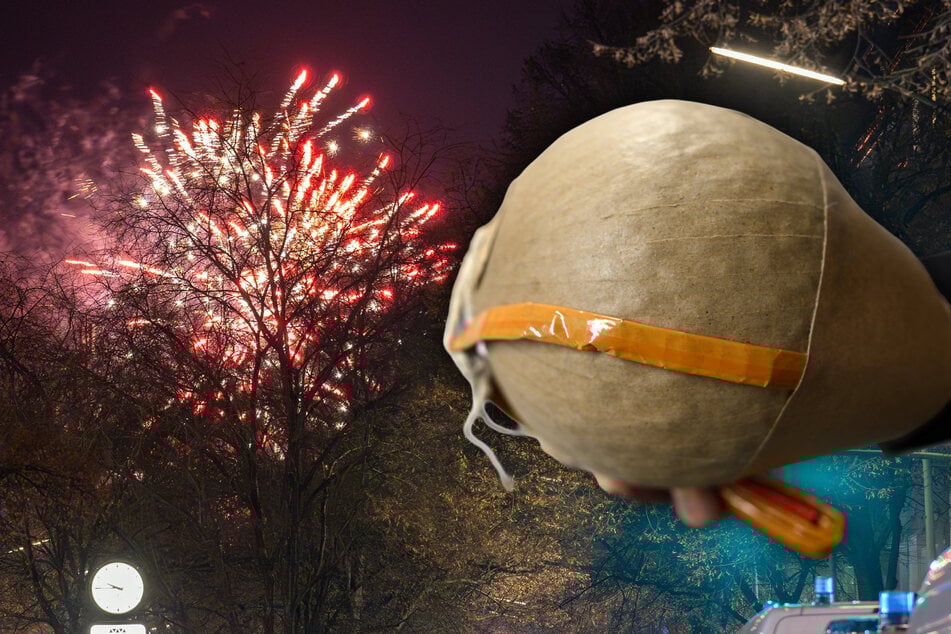 Zu heftig und verboten: Männer zünden Profi-Feuerwerk am Schleinufer, Polizei greift ein